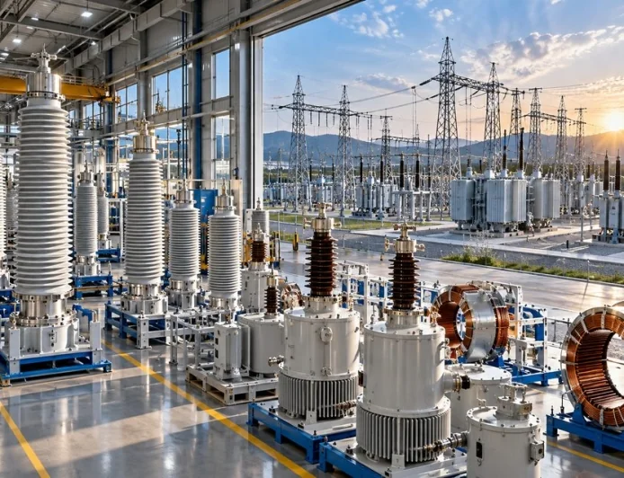 Yüksek gerilim buşingleri, ölçü transformatörleri ve modern üretim tesisi